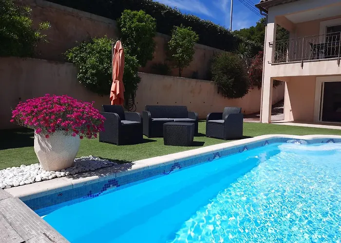 빌라 Madysan Climatisee St Aygulf, Piscine Privee, 900m De La